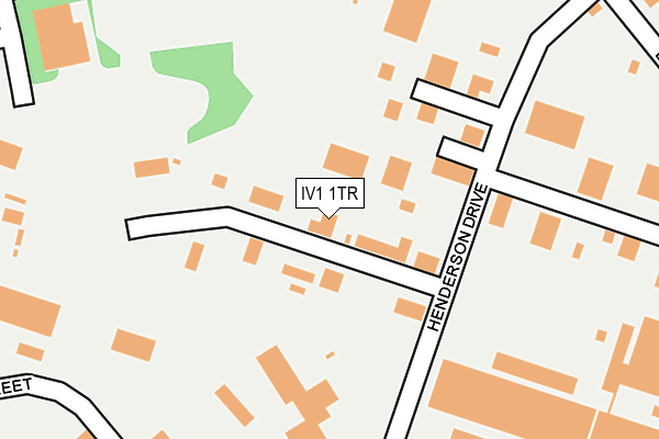 IV1 1TR map - OS OpenMap – Local (Ordnance Survey)