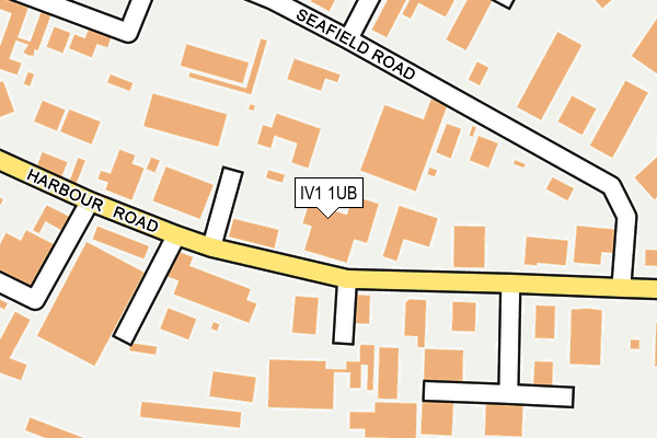 IV1 1UB map - OS OpenMap – Local (Ordnance Survey)