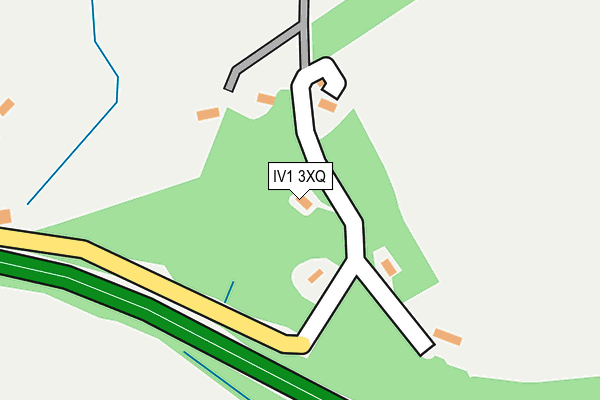 IV1 3XQ map - OS OpenMap – Local (Ordnance Survey)
