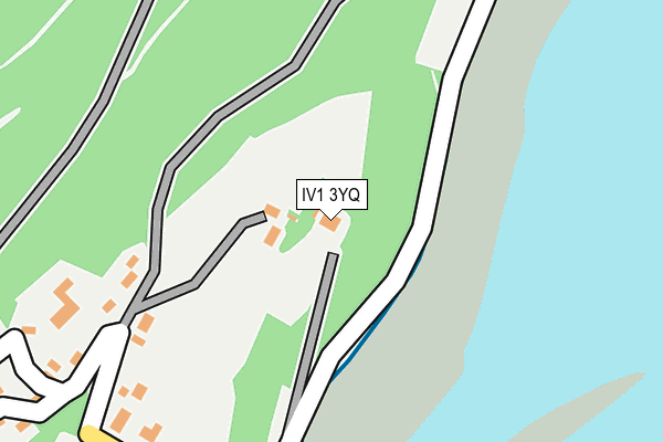 IV1 3YQ map - OS OpenMap – Local (Ordnance Survey)