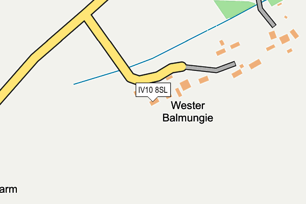 IV10 8SL map - OS OpenMap – Local (Ordnance Survey)