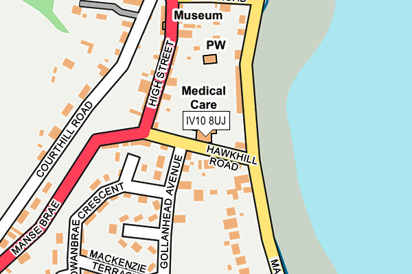 IV10 8UJ map - OS OpenMap – Local (Ordnance Survey)