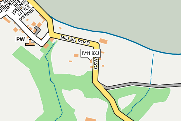 IV11 8XJ map - OS OpenMap – Local (Ordnance Survey)