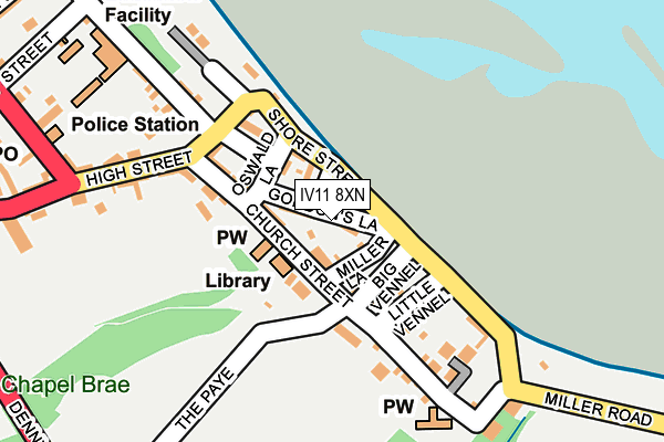 IV11 8XN map - OS OpenMap – Local (Ordnance Survey)