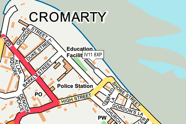 IV11 8XP map - OS OpenMap – Local (Ordnance Survey)