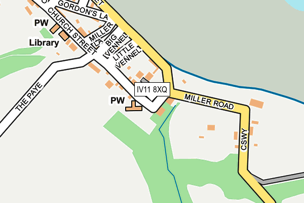 IV11 8XQ map - OS OpenMap – Local (Ordnance Survey)