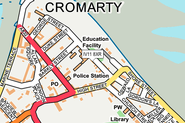 IV11 8XR map - OS OpenMap – Local (Ordnance Survey)