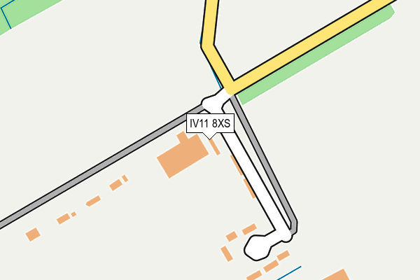 IV11 8XS map - OS OpenMap – Local (Ordnance Survey)
