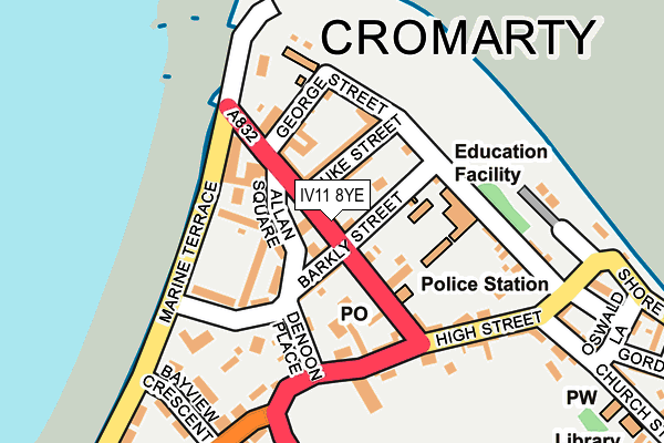 IV11 8YE map - OS OpenMap – Local (Ordnance Survey)