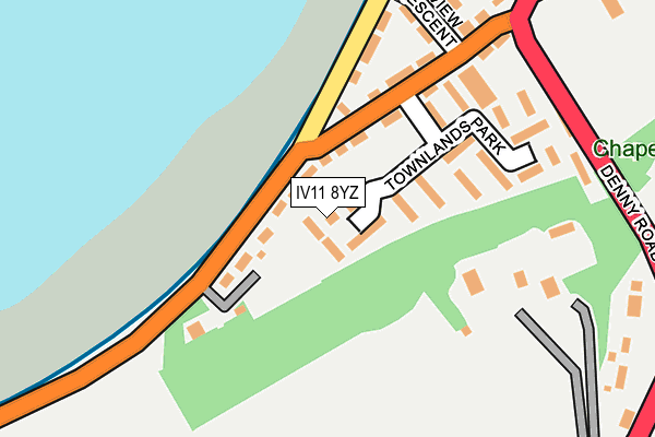 IV11 8YZ map - OS OpenMap – Local (Ordnance Survey)