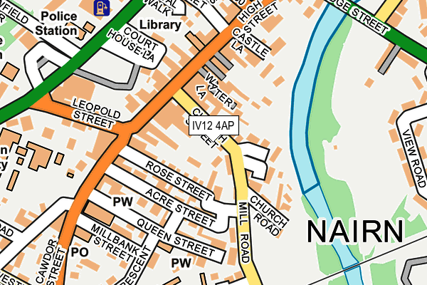 IV12 4AP map - OS OpenMap – Local (Ordnance Survey)