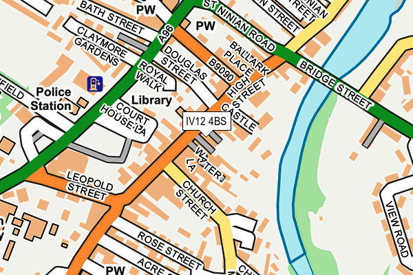 IV12 4BS map - OS OpenMap – Local (Ordnance Survey)