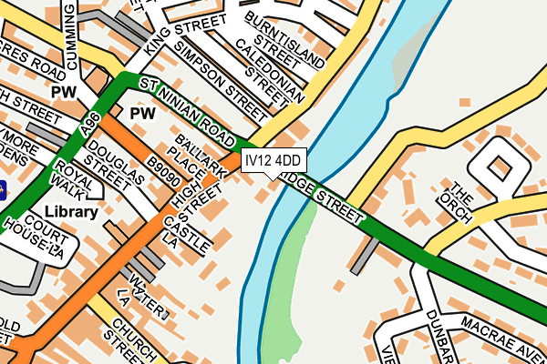 IV12 4DD map - OS OpenMap – Local (Ordnance Survey)