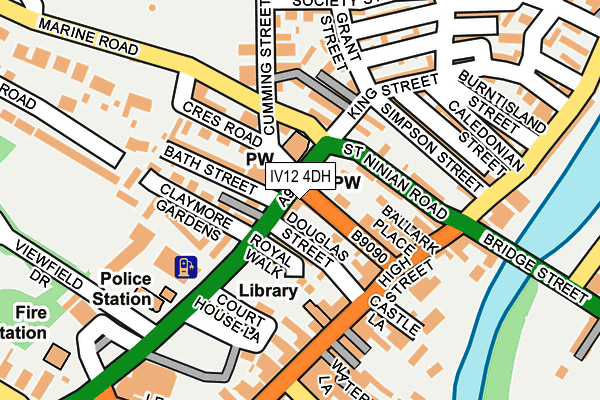 IV12 4DH map - OS OpenMap – Local (Ordnance Survey)