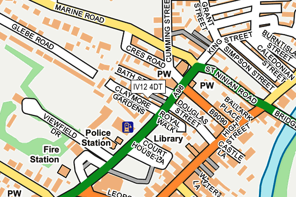 IV12 4DT map - OS OpenMap – Local (Ordnance Survey)