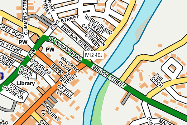 IV12 4EJ map - OS OpenMap – Local (Ordnance Survey)