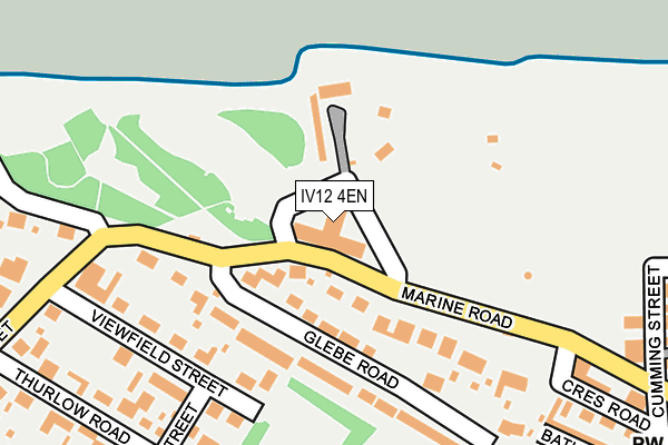 IV12 4EN map - OS OpenMap – Local (Ordnance Survey)