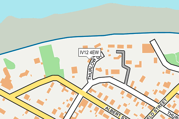 IV12 4EW map - OS OpenMap – Local (Ordnance Survey)