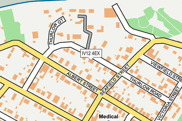 IV12 4EX map - OS OpenMap – Local (Ordnance Survey)