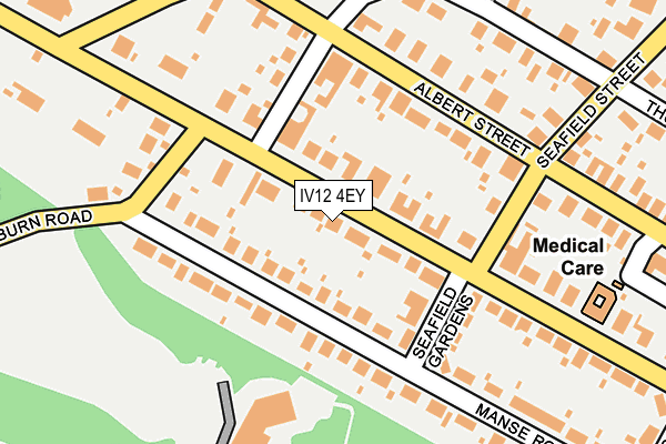 Map of LISTER SQUARE (NO 207) LIMITED at local scale