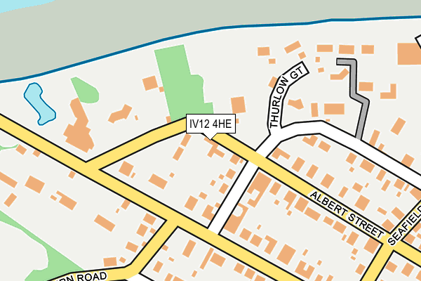 IV12 4HE map - OS OpenMap – Local (Ordnance Survey)