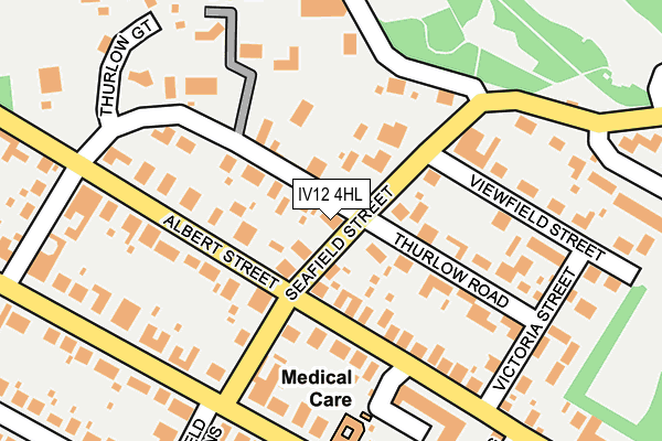 IV12 4HL map - OS OpenMap – Local (Ordnance Survey)