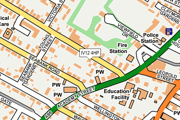 IV12 4HP map - OS OpenMap – Local (Ordnance Survey)