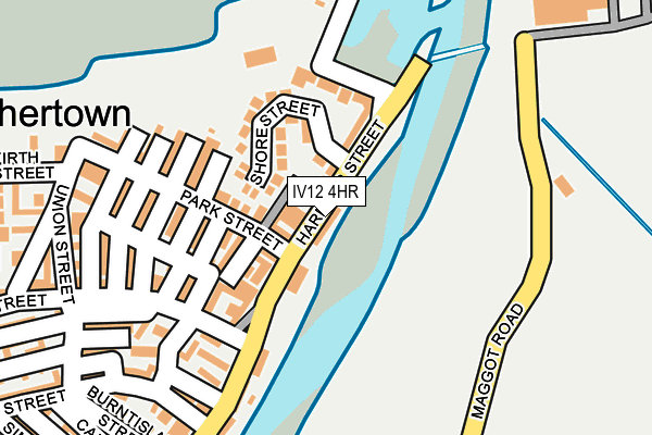 IV12 4HR map - OS OpenMap – Local (Ordnance Survey)