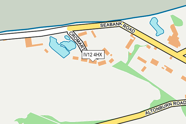 IV12 4HX map - OS OpenMap – Local (Ordnance Survey)