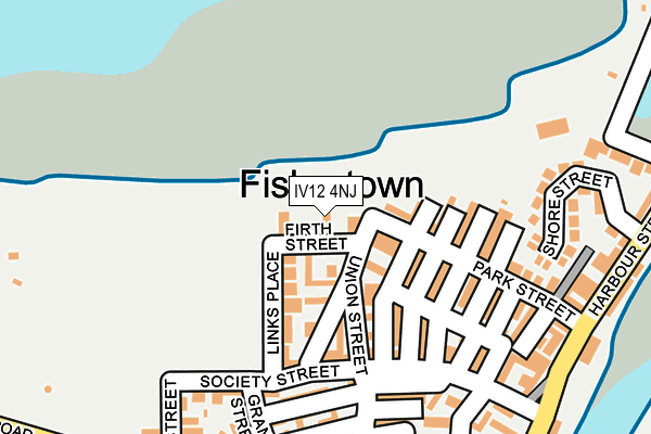 IV12 4NJ map - OS OpenMap – Local (Ordnance Survey)