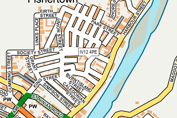 IV12 4PE map - OS OpenMap – Local (Ordnance Survey)