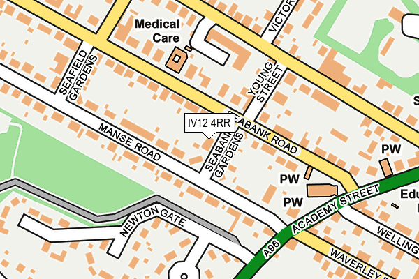 IV12 4RR map - OS OpenMap – Local (Ordnance Survey)