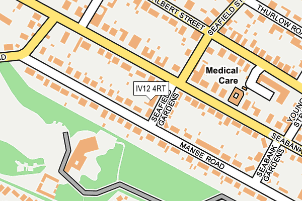 IV12 4RT map - OS OpenMap – Local (Ordnance Survey)