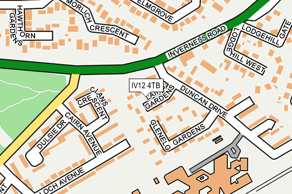 IV12 4TB map - OS OpenMap – Local (Ordnance Survey)