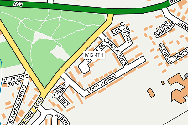 IV12 4TH map - OS OpenMap – Local (Ordnance Survey)