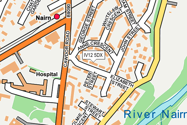 IV12 5DX map - OS OpenMap – Local (Ordnance Survey)