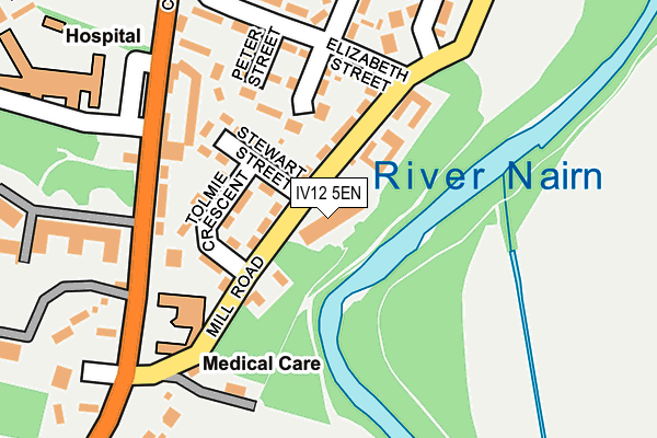 IV12 5EN map - OS OpenMap – Local (Ordnance Survey)