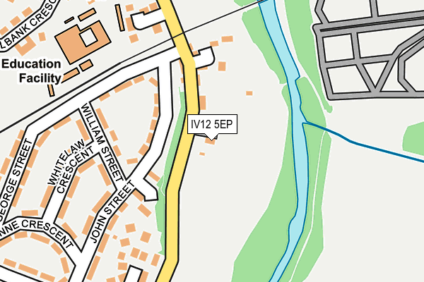 IV12 5EP map - OS OpenMap – Local (Ordnance Survey)