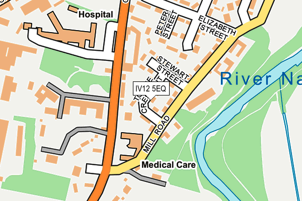 IV12 5EQ map - OS OpenMap – Local (Ordnance Survey)