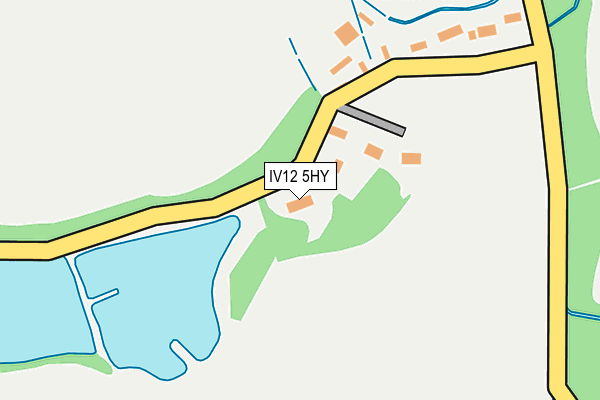 IV12 5HY map - OS OpenMap – Local (Ordnance Survey)