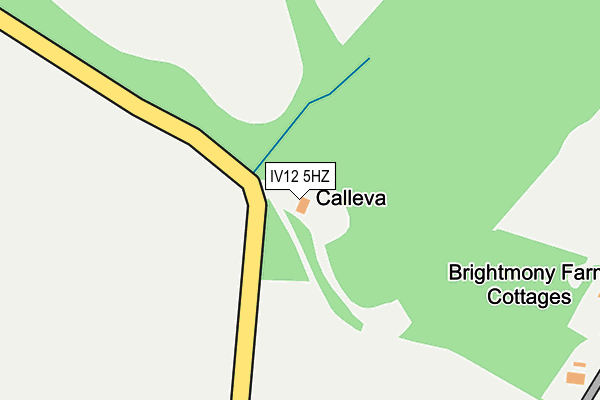 IV12 5HZ map - OS OpenMap – Local (Ordnance Survey)