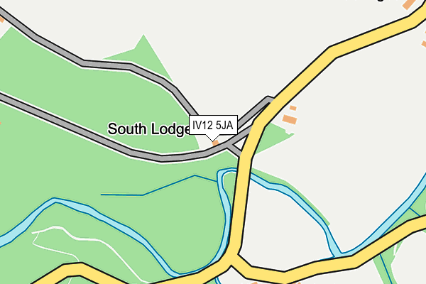 IV12 5JA map - OS OpenMap – Local (Ordnance Survey)