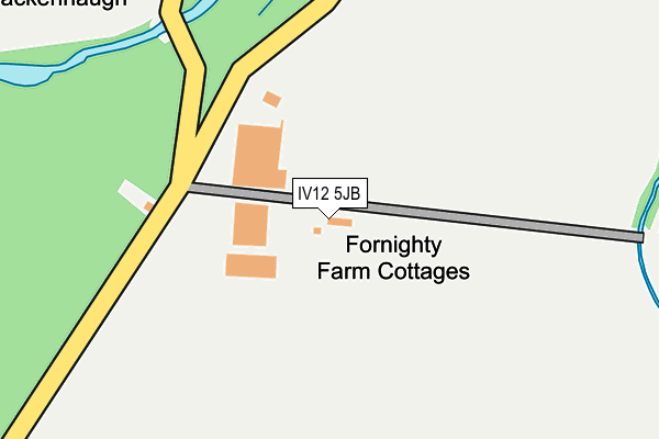 IV12 5JB map - OS OpenMap – Local (Ordnance Survey)