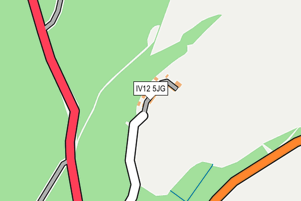 IV12 5JG map - OS OpenMap – Local (Ordnance Survey)