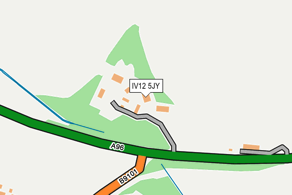 IV12 5JY map - OS OpenMap – Local (Ordnance Survey)