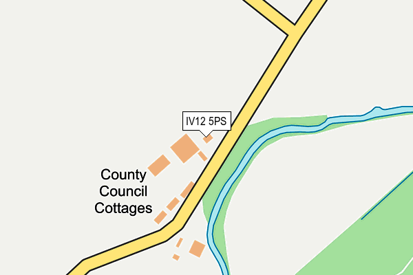 IV12 5PS map - OS OpenMap – Local (Ordnance Survey)