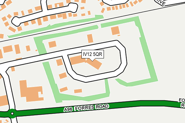 IV12 5QR map - OS OpenMap – Local (Ordnance Survey)