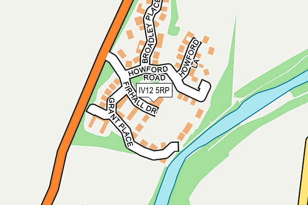 IV12 5RP map - OS OpenMap – Local (Ordnance Survey)