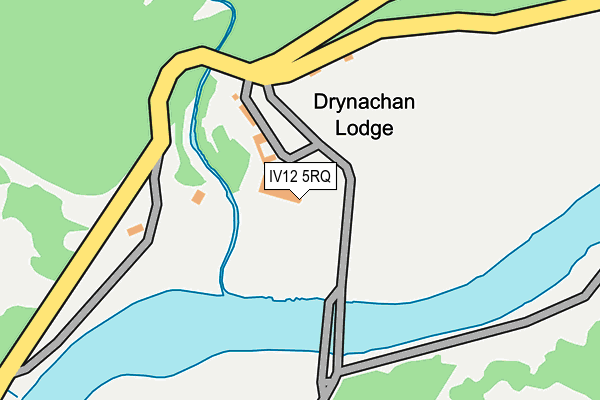 IV12 5RQ map - OS OpenMap – Local (Ordnance Survey)