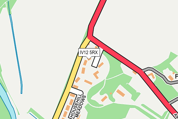IV12 5RX map - OS OpenMap – Local (Ordnance Survey)